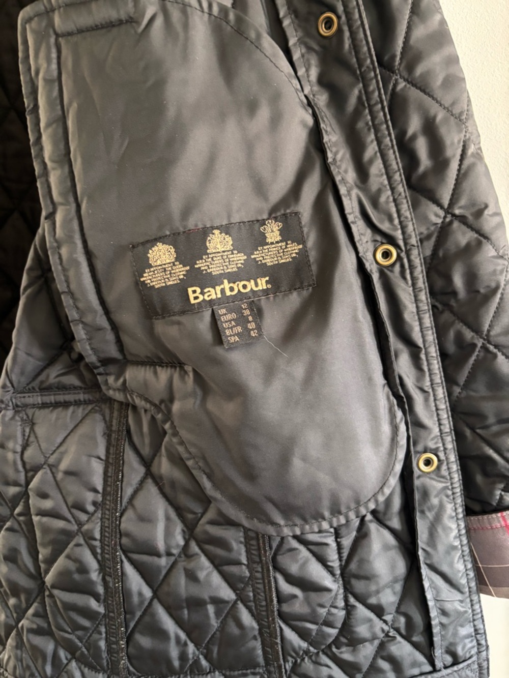 Barbour Summer Beadnell Quilt Jacket sz 8 - Picture 4 of 7